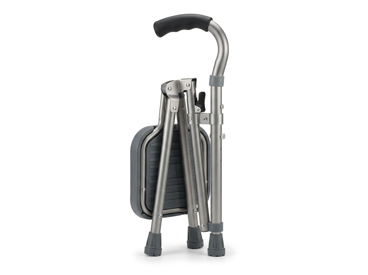 Folding cane / cane w/ seat