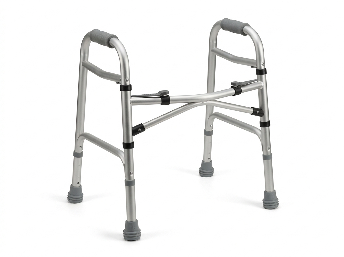 Folding walker, standard, no wheels