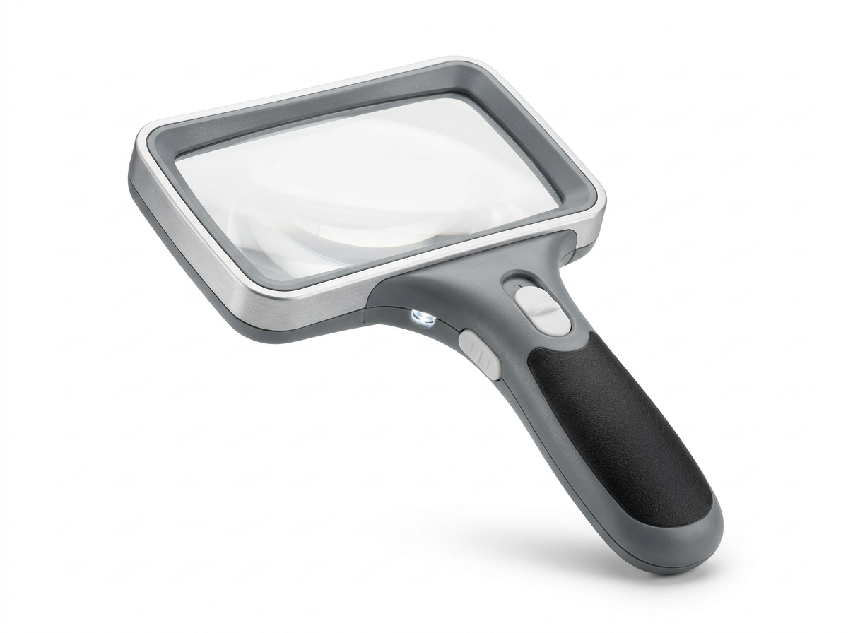 Handheld lighted magnifier