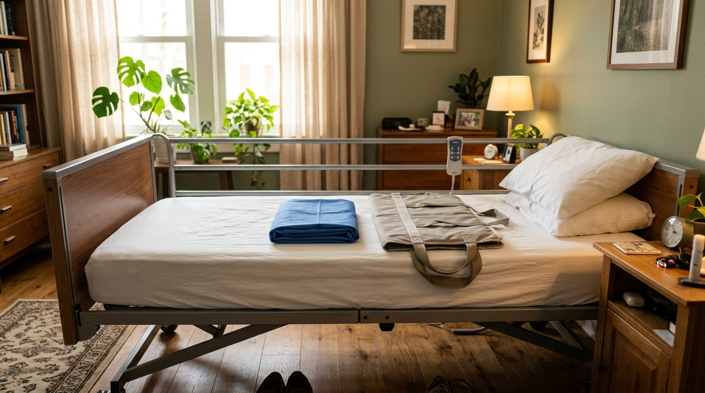 How to Move Someone Up in Bed With a Slide Sheet