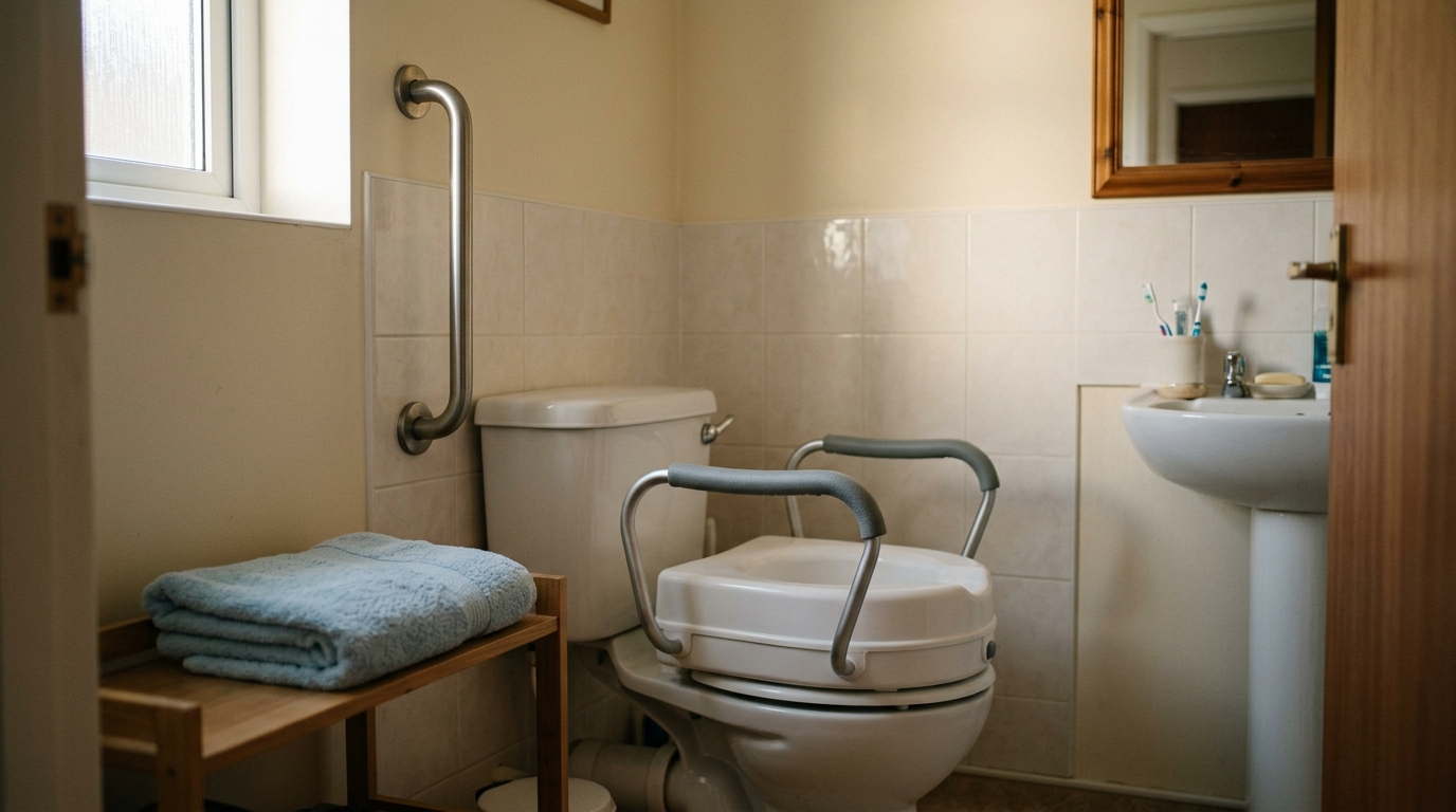 Toilet Transfer Techniques, Including Tight Bathrooms