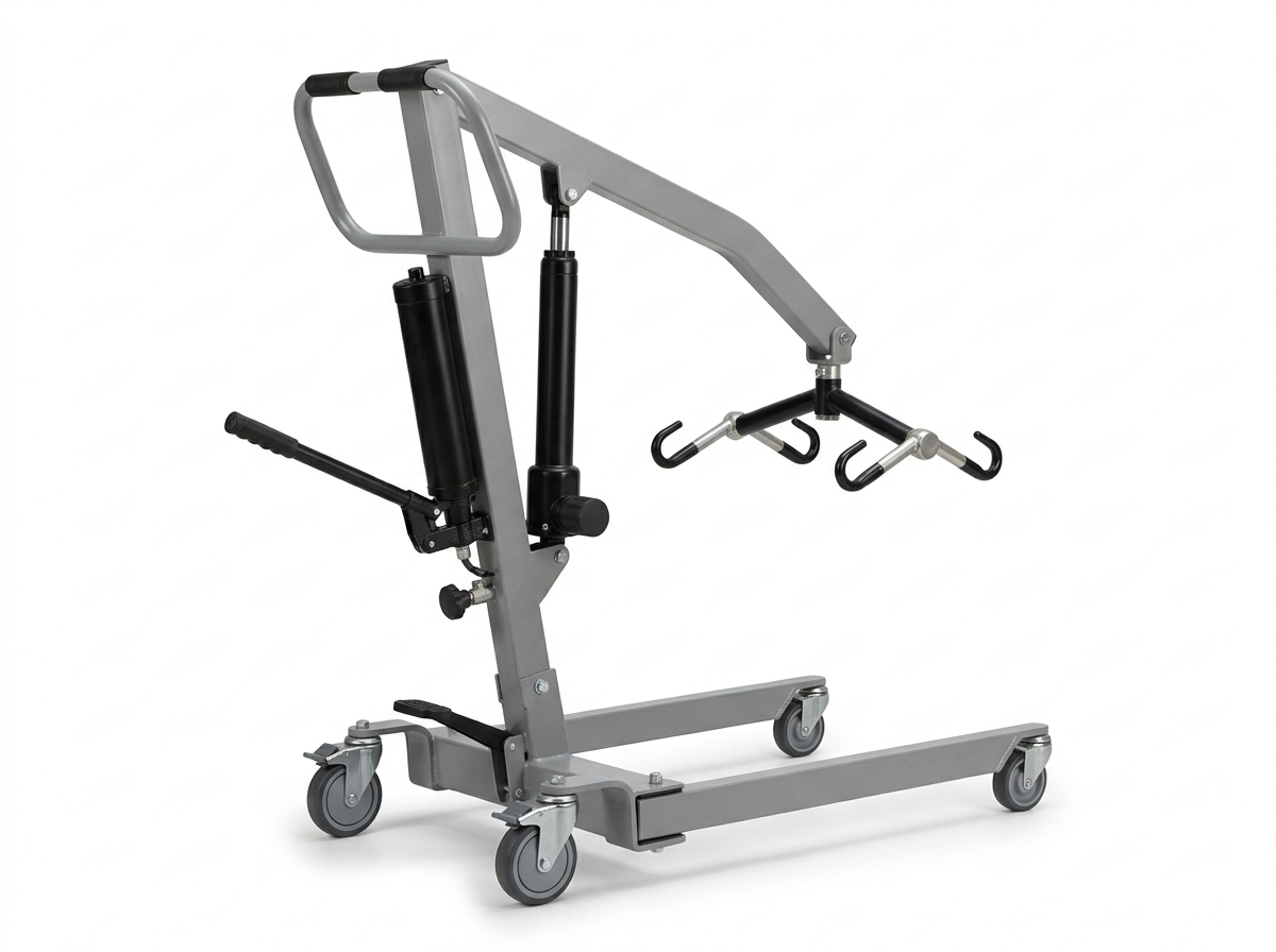 Manual hydraulic patient lift